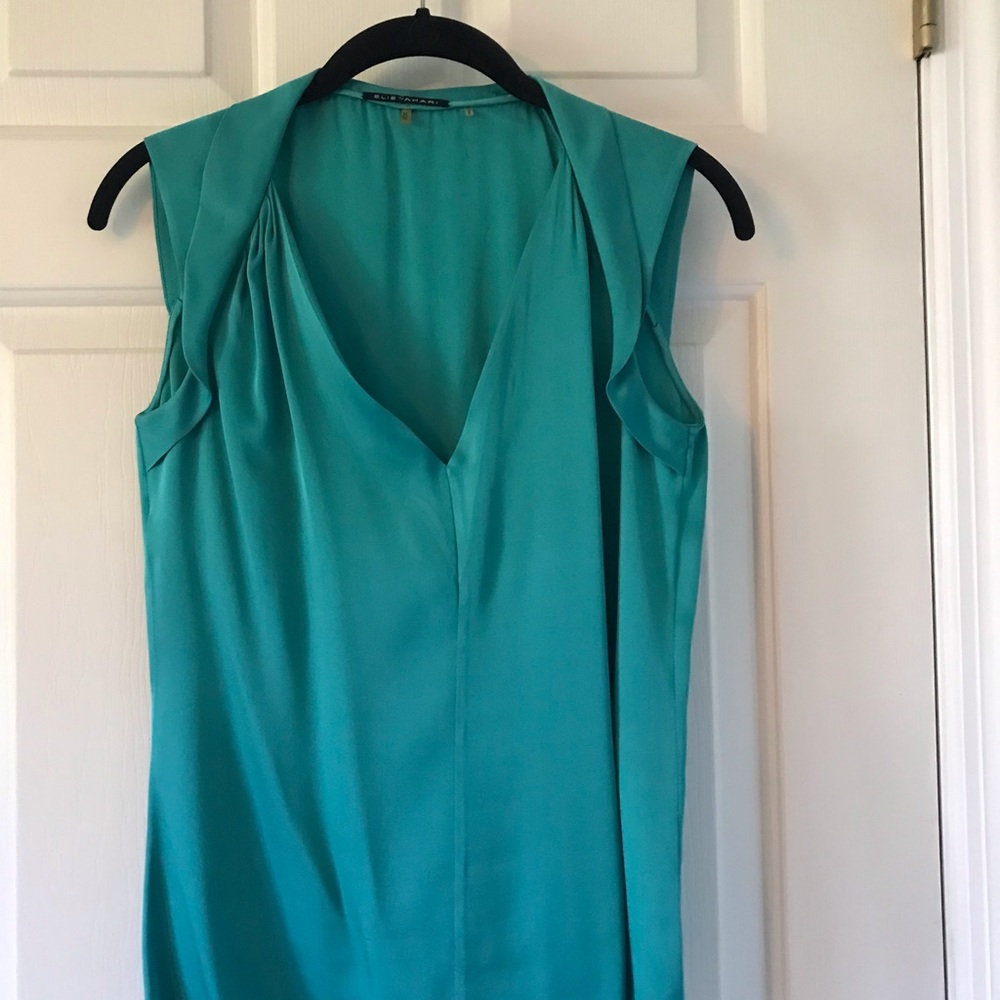 Elie Tahari Silk Tank Top – Size XS– Luxury Minimalist Blouse